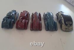 Vintage Tonka Marx toys car tow truck tricky taxi wind-up (5) steel metal LOT