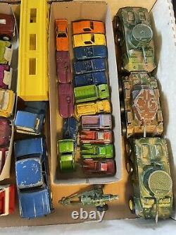 Vintage Tootsie Toy Die Cast Metal Cars Trucks Tractors Antique Lot of 98 Total