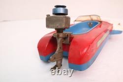 Vintage Toy ATWOOD SPEEDSTER TEATHER RACING BOAT withATWOOD OUTBOARD MOTOR not car