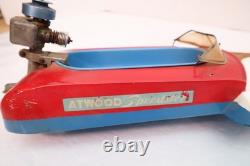 Vintage Toy ATWOOD SPEEDSTER TEATHER RACING BOAT withATWOOD OUTBOARD MOTOR not car