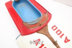 Vintage Toy ATWOOD SPEEDSTER TEATHER RACING BOAT withATWOOD OUTBOARD MOTOR not car