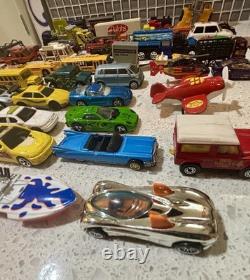 Vintage Toy Box Lot Hot Wheels Matchbox Welly Lionel 70s 80s 90s Toy Cars