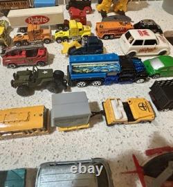 Vintage Toy Box Lot Hot Wheels Matchbox Welly Lionel 70s 80s 90s Toy Cars