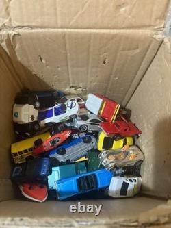 Vintage Toy Box Lot Hot Wheels Matchbox Welly Lionel 70s 80s 90s Toy Cars
