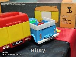 Vintage Toy Car Caravan Model S. I. Polimer Poland''ldb 9482'' Zabawki In Box