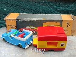 Vintage Toy Car Caravan Model S. I. Polimer Poland''ldb 9482'' Zabawki In Box