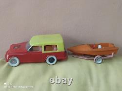 Vintage Toy Car Caravan Model S. I. Polimer Poland''ldb 9482'' Zabawki In Box