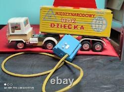 Vintage Toy Car Caravan Model S. I. Polimer Poland''ldb 9482'' Zabawki In Box