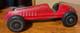 Vintage Toy Car Cast Race with Rubber Tire No. 8 Indy Racer 10-1/2 Long