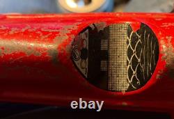 Vintage Toy Car Cast Race with Rubber Tire No. 8 Indy Racer 10-1/2 Long