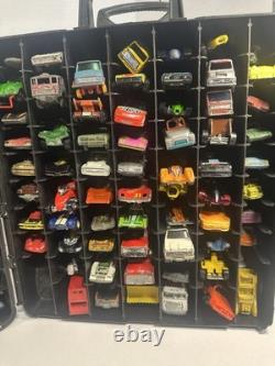 Vintage Toy Car Lot Of 92 With case Various Brands And Conditions See Description