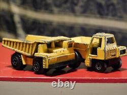 Vintage Toy Car Lot X 13 Cars Plus Toy Wooden Garage Corgi Army Tank Look