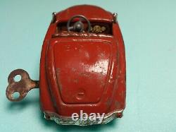 Vintage Toy Car Sedan Wind Up Soviet Russia Ussr Cccp Metal Key Leningradski