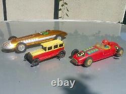 Vintage Toy Car Sedan Wind Up Soviet Russia Ussr Cccp Metal Key Leningradski