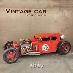 Vintage Toy Car Sports Car Red Hot Rod 79 Brand New X'mas From Japan