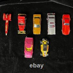 Vintage Toy Cars Lot With Case -7 Hot Wheels, 23 Matchbox- Various Conditions