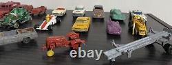 Vintage Toy Cars Mixed Lot Of 26 Pieces Includes Hot Wheels, Tootsies, Etc