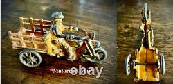 Vintage Toy Collection Cars, Trucks, Motorcycles From the 1920s, 30s, 40s, 50s