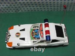 Vintage Toy Datsun Fairlady 280 Z Patrol Car Battery Operated, 35 CM