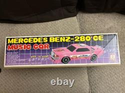 Vintage Toy MERCEDES-BENZ 280 CE MUSICAL ACTION CAR NIB Sealed 19 Scale