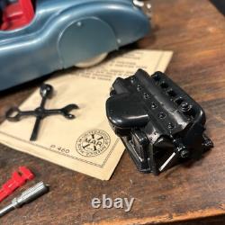 Vintage Toy Marx USA Fix All Sport Car Blue Jaguar XK-120 Convertible w Box