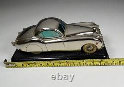 Vintage Toy Prameta Jaguar Sports Car XK 120 Desk Model Streamlined 1950's