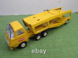 Vintage Toy Tonka Tinplate Trailer Car Carry Truck Yellow