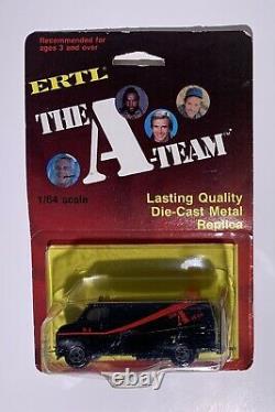 Vintage Toys CORGI JUNIOR BATMOBILE & KOJAK BUICK CAR + ERTL A-TEAM VAN