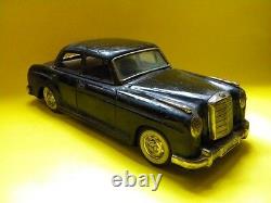 Vintage Toys Car Metal Black Mercedes Benz 2/9 Made In Japan