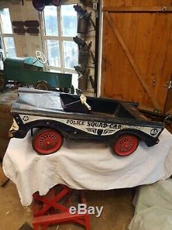 Vintage Triange Police Pedal Car Believed To Be 1960s