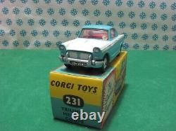 Vintage Triumph Herald Coupe Corgi Toys 231 MIB