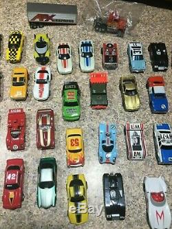 Vintage Tyco Pro Afx Tyco Ho Slot Car Lot 50 Cars With 4 Spare Bodies & Parts