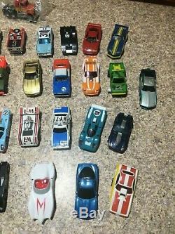 Vintage Tyco Pro Afx Tyco Ho Slot Car Lot 50 Cars With 4 Spare Bodies & Parts