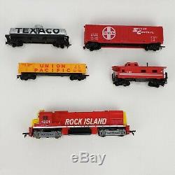 Vintage Tyco Road and Rail Car Train Railroad Race Set in Box 1988 Tested Works
