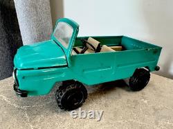 Vintage USSR Luaz Metal Tin Toy Car Soviet Metal Toy
