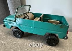 Vintage USSR Luaz Metal Tin Toy Car Soviet Metal Toy