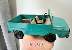 Vintage USSR Luaz Metal Tin Toy Car Soviet Metal Toy