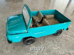 Vintage USSR Luaz Metal Tin Toy Car Soviet Metal Toy