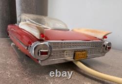 Vintage USSR Soviet Red Cadillac Eldorad Car USSR Rare Toy Battery Op RC
