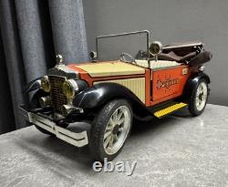 Vintage USSR Tin Toy Phaeton Car Soviet Big Model Toy Car Battery Operated