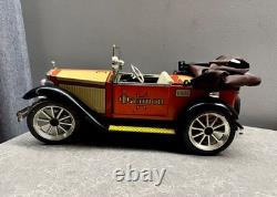 Vintage USSR Tin Toy Phaeton Car Soviet Big Model Toy Car Battery Operated
