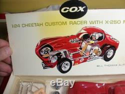 Vintage Unused Cox Cheetah 1/24 Slot Car Unbuilt Kit 99% sealed in box