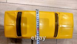 Vintage Ussr Large 17.5'' (45 Cm) Two Plastic Vaz Lada Car Toys Models