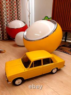 Vintage Ussr Large 17.5'' (45 Cm) Two Plastic Vaz Lada Car Toys Models