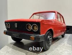 Vintage Ussr Soviet Large 17.5'' (45 Cm) Two Plastic Vaz Lada Car Toys Models