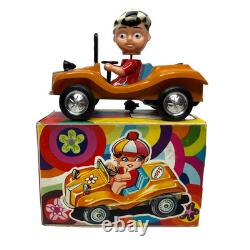 Vintage Vercor Dune Buggy Ref 335 Tin Toy Car Driver Esso Spain Original Box 70s