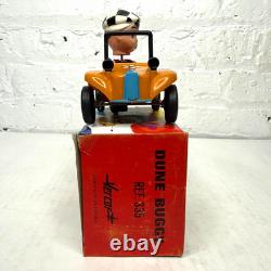 Vintage Vercor Dune Buggy Ref 335 Tin Toy Car Driver Esso Spain Original Box 70s