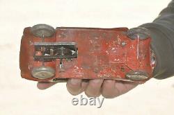 Vintage Wind Up K. T Trademark Litho Car Tin Toy, Japan