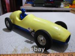 Vintage Wind Up Toy Race Car 1950's 1960's Pagliuso Eng. Co. Glendale, Calif
