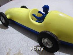 Vintage Wind Up Toy Race Car 1950's 1960's Pagliuso Eng. Co. Glendale, Calif